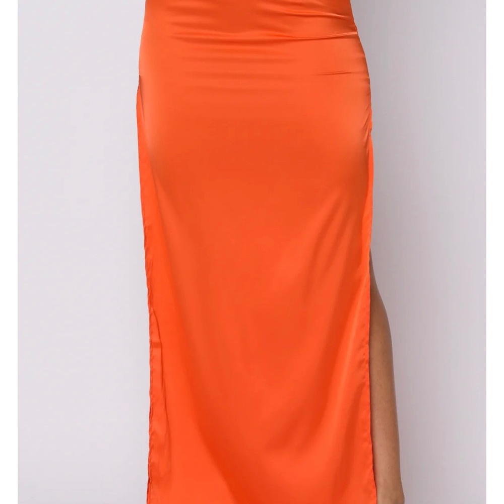 WHITE FOX good feeling maxi skirt WHITE FOX Got game crop top SET orange M NEW - Picture 16 of 16
